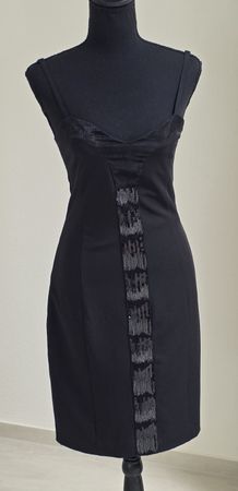 Kleid Morgan schwarz Grösse 36 \ 38 mit Pailletten  Neu